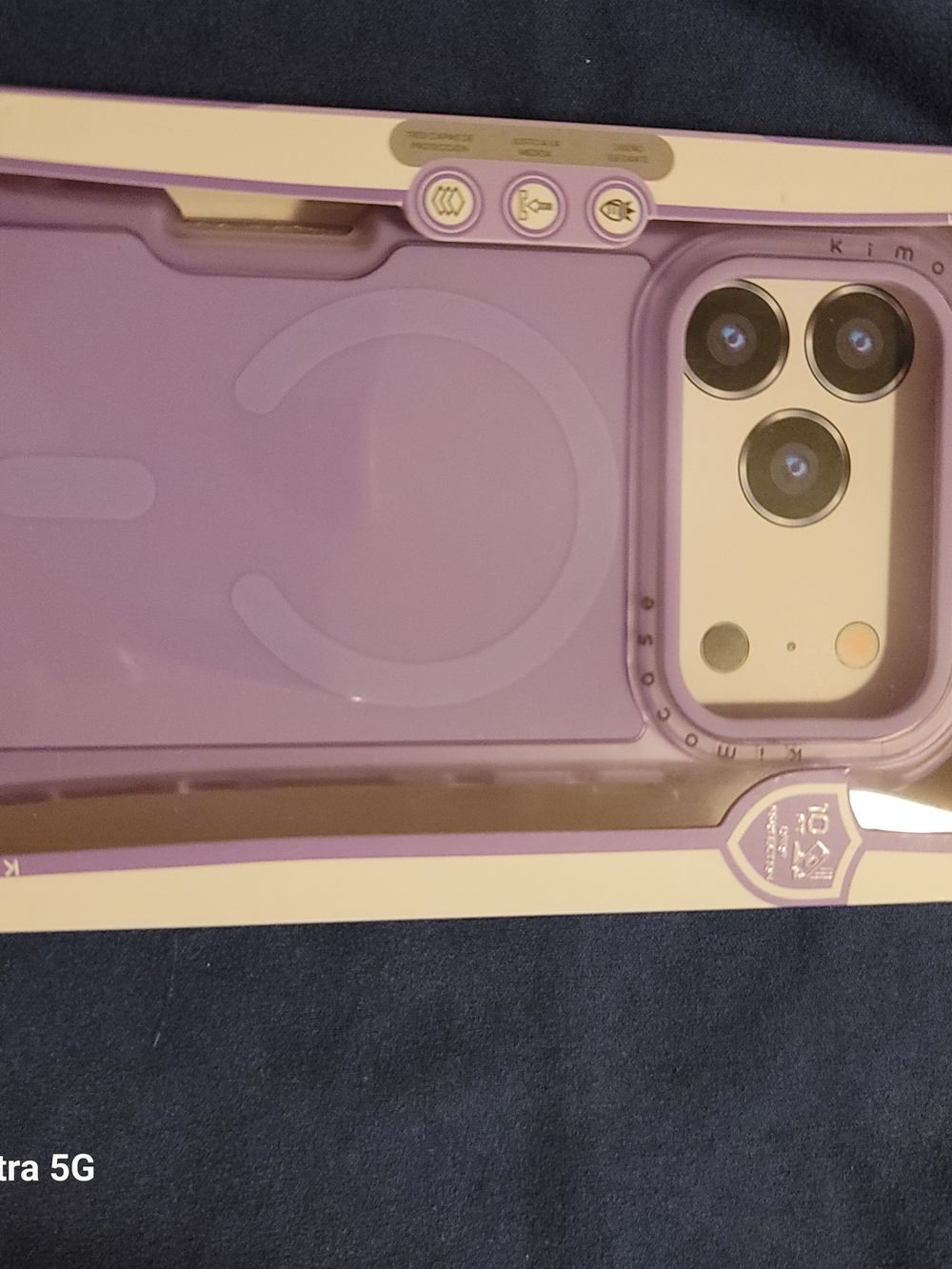 Purple Protective Phone Case for Cell IP 17 PRO MAG VELVET Phones & Accessories